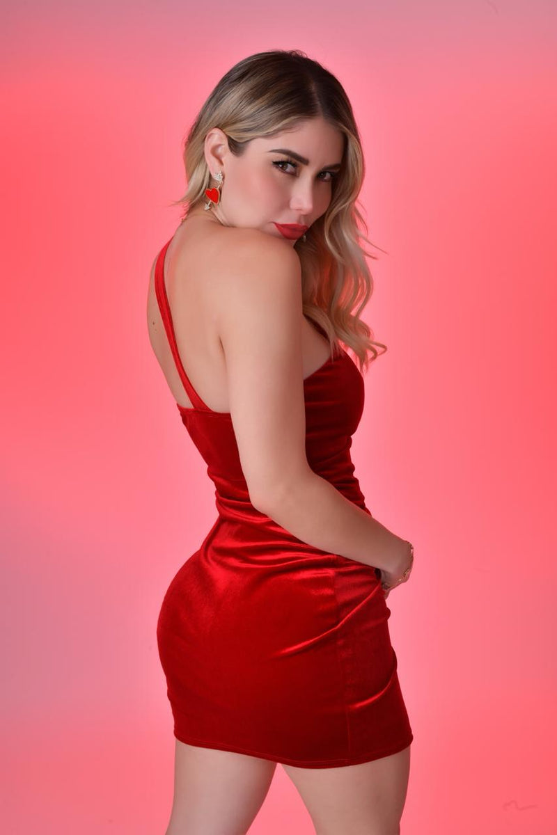 Vestido Blazer Rojo Terciopelo Vestido De Terciopelo Rojo Elástico