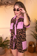 SET SHORT ANIMAL PRINT