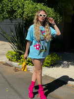 PLAYERA AZUL MINNIE