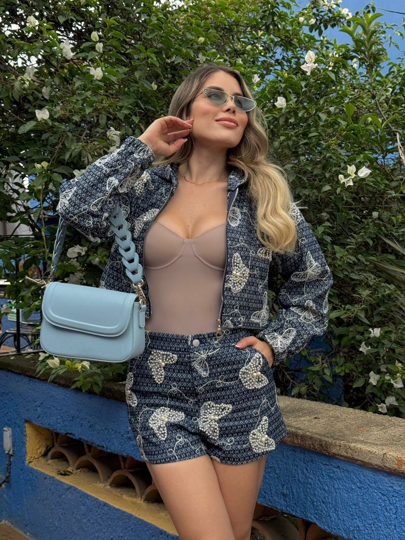 SET MEZCLILLA  MARIPOSAS