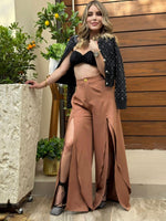 PANTALON CAFE CAMPANA