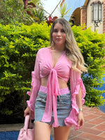 BLUSA ROSA OLANES