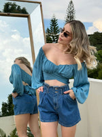 BLUSA AZUL CAMPECINA