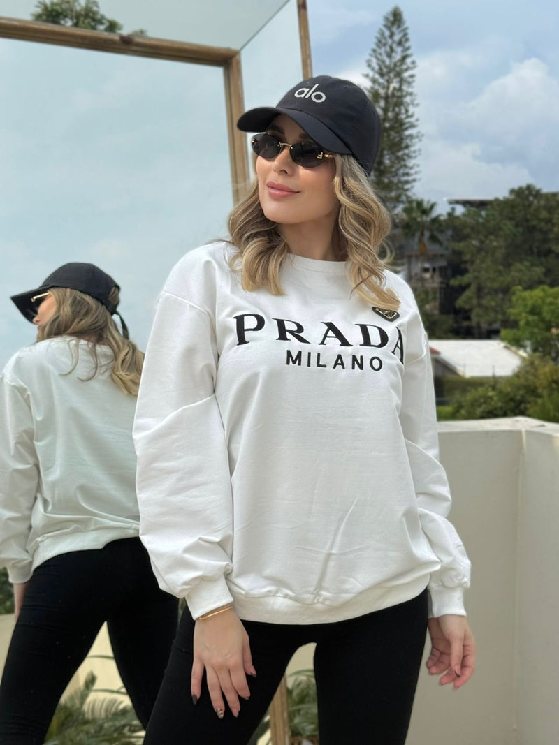 SUDADERA BLANCA DUP