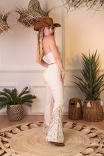PALAZZO BEIGE STRAPLE