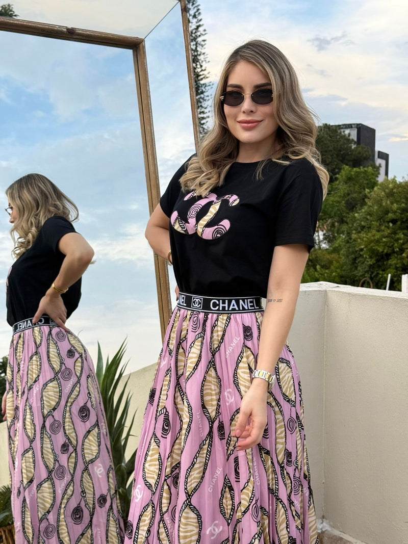 SET FALDA PLISADA DUP
