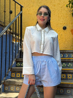 CAMISA BLANCA DETALLE PIEDRAS