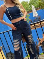 SET MEZCLILLA PANTALON