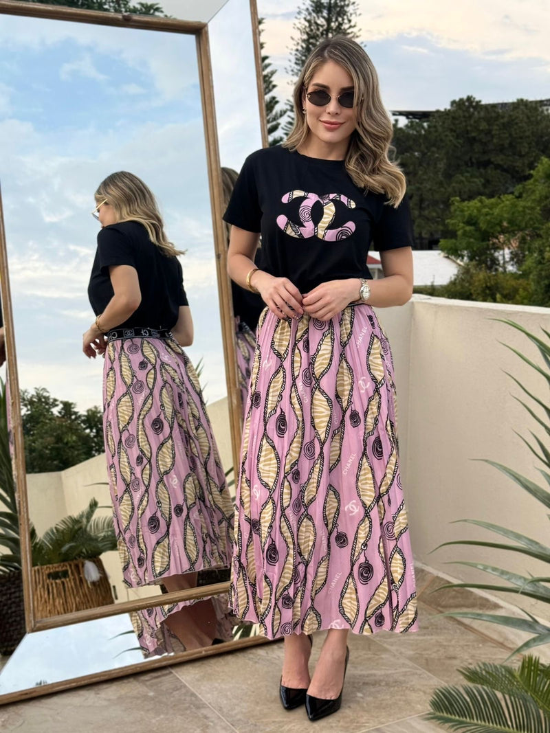 SET FALDA PLISADA DUP