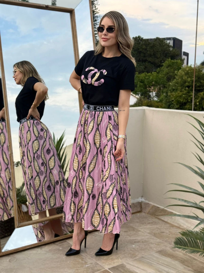 SET FALDA PLISADA DUP