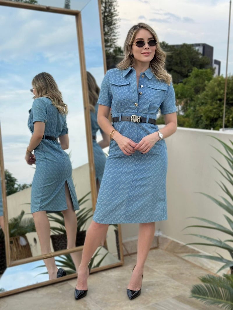 VESTIDO MEZCLILLA DUP