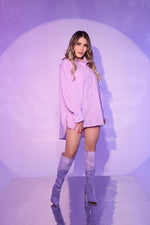 CAMISA LILA MANGA LARGA