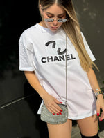 PLAYERA BLANCA CHANEL