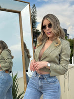 BLAZER VERDE CORTO RALLAS