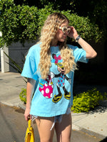 PLAYERA AZUL MINNIE