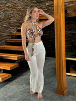 PANTALON BLANCO TEJIDO