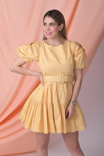 VESTIDO AMARILLO CORTO