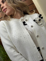 SUETER BLANCO CHANEL PIEDRAS
