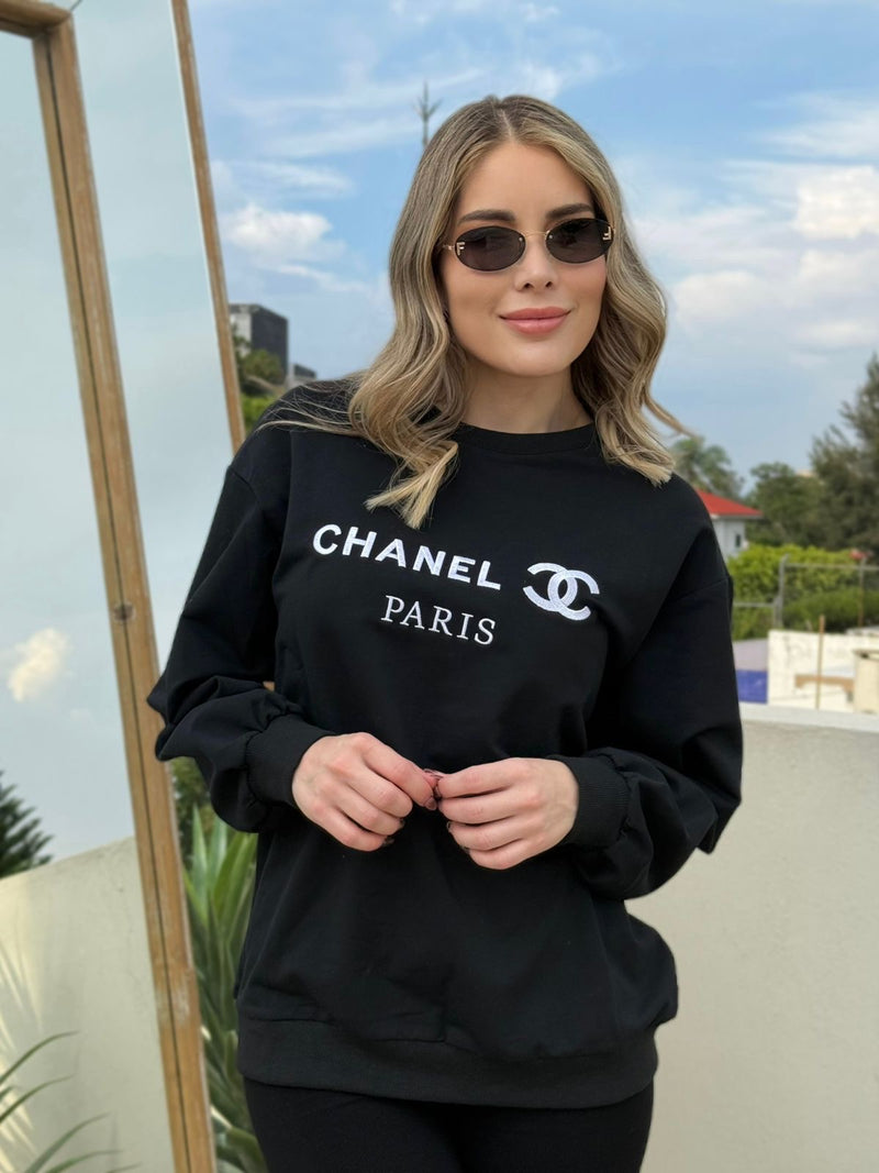SUDADERA NEGRA DUP