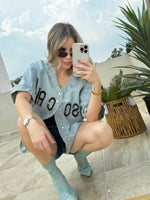 CAMISA MEZCLILLA MANGA CORTA