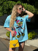 PLAYERA AZUL MINNIE