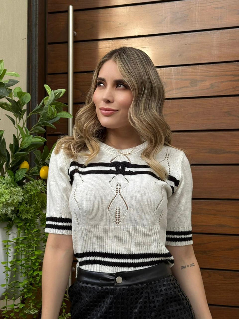 BLUSA BLANCA CHANEL