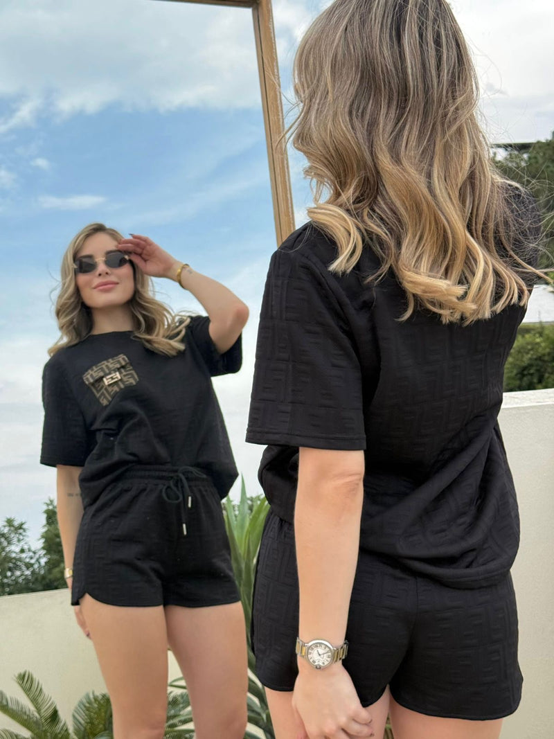 SET NEGRO DUP SHORT