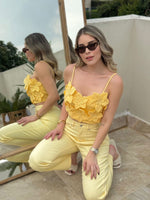 TOP AMARILLO FLORES