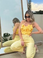 TOP AMARILLO FLORES