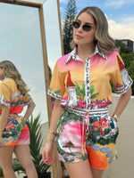 SET SHORT ESTAMPADO PAISAJE