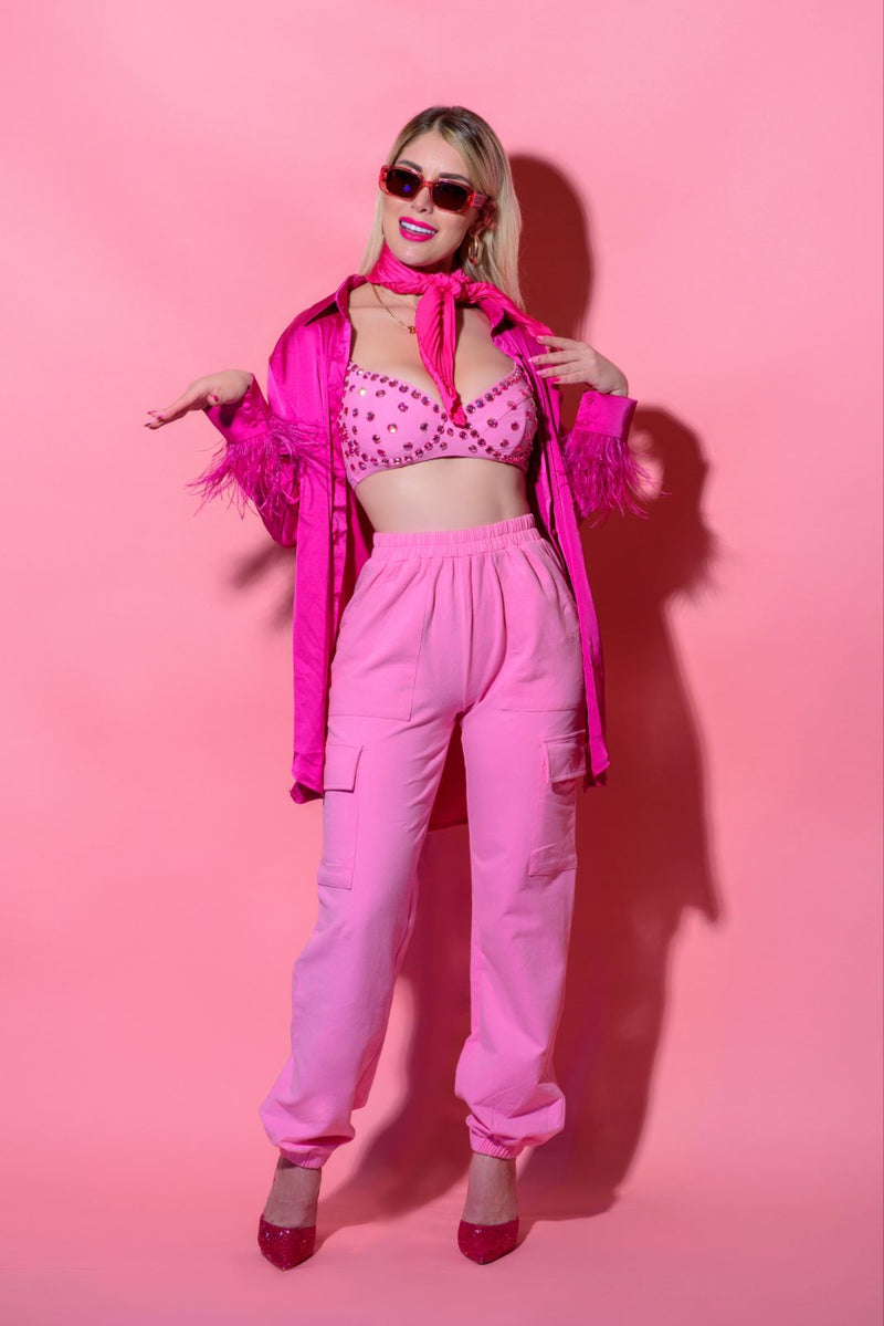 SET ROSA TOP PIEDRAS