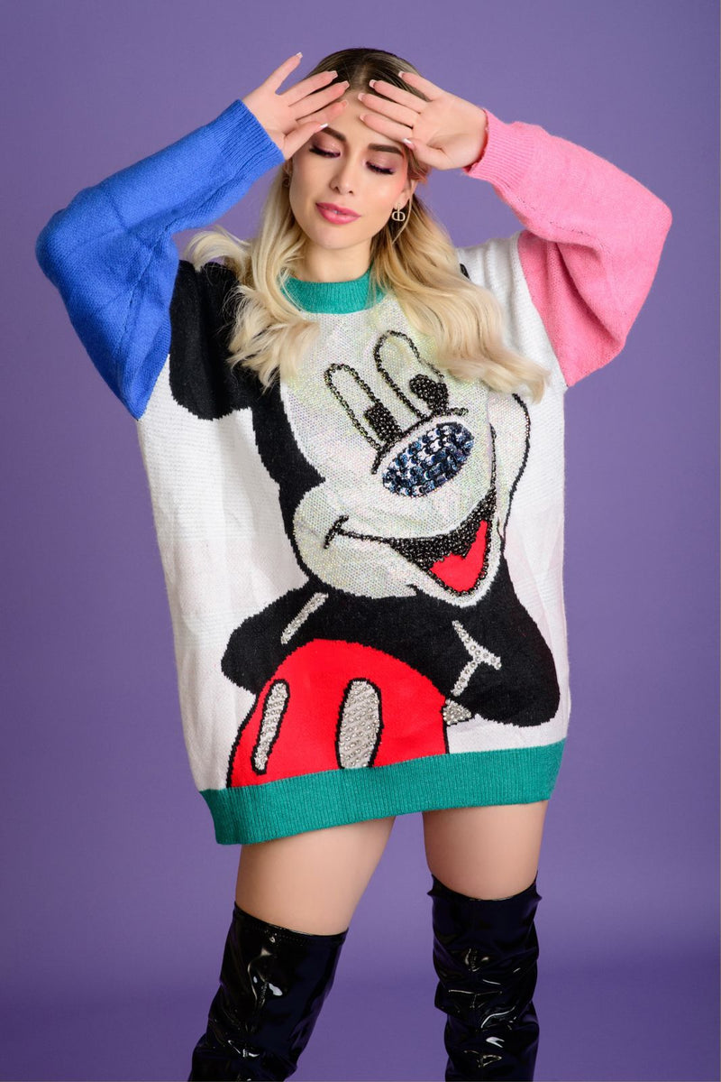 SUETER BICOLOR  MICKEY MOUSE