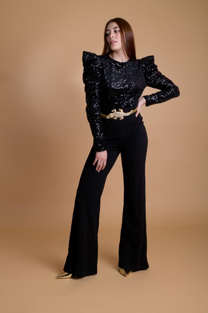 Outfit Pantalon Palazzo Lentejuelas Outfit Pantalon Lentejuelas