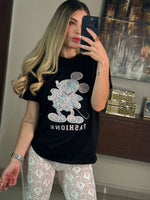 PLAYERA NEGRA MICKIE MOUSE