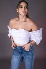 BLUSA CAMPESINA BLANCA