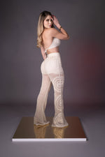 PANTALON TEJIDO BEIGE