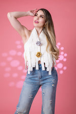 BLUSA BEIGE FLECOS