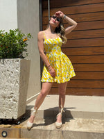 VESTIDO CORTO LIMONES