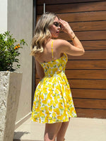 VESTIDO CORTO LIMONES