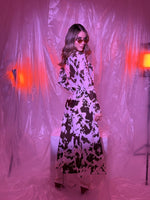 BLUSA ESTAMPADO VACA TRANSPARENCIA
