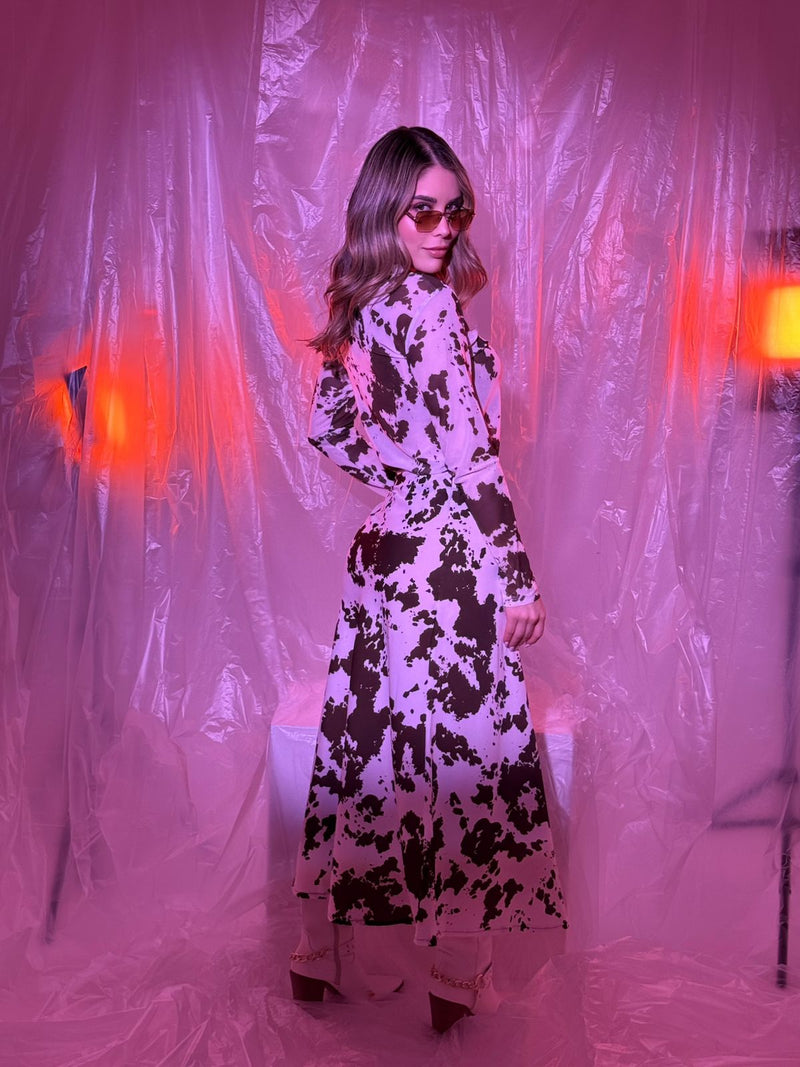 FALDA ESTAMPADO VACA