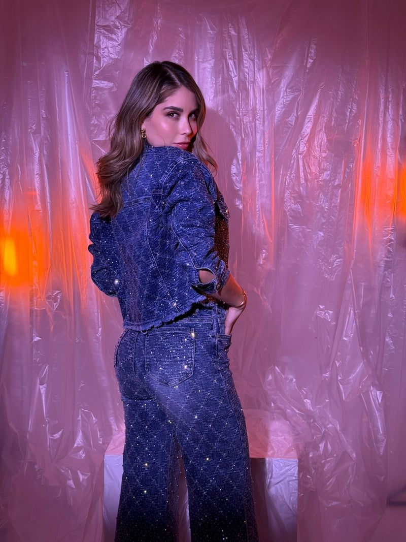 PANTALON MEZCLILLA CRISTALES