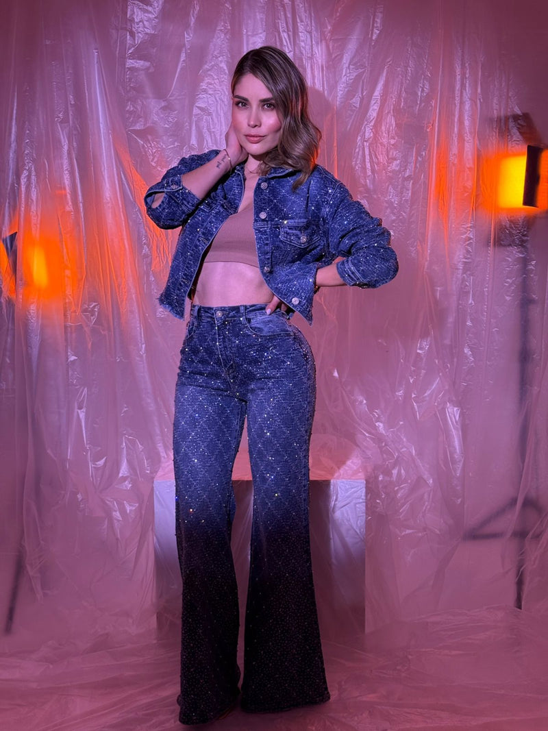 PANTALON MEZCLILLA CRISTALES