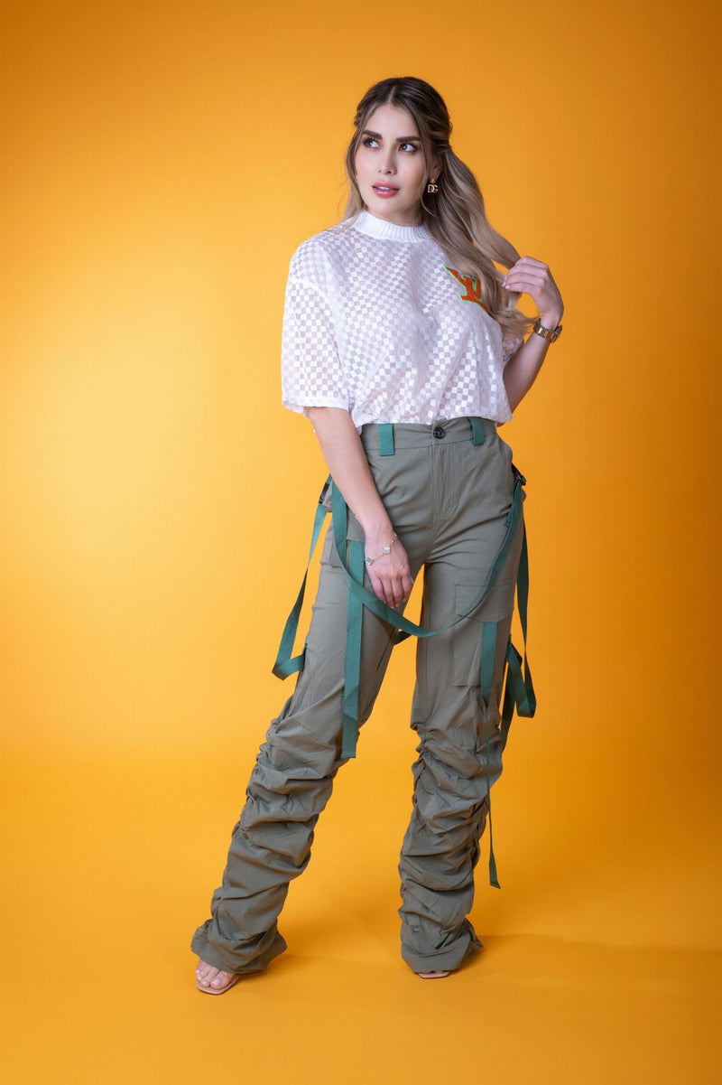 PANTALON VERDE CARGO