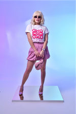 FALDA ROSA GLOBO