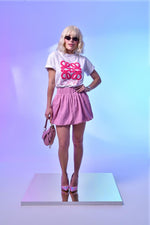 FALDA ROSA GLOBO