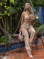 SET  ESTAMPADO FLORES