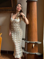VESTIDO BLANCO TEJIDO