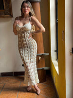 VESTIDO BLANCO TEJIDO