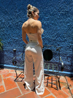 SET BLANCO TOP FLOR